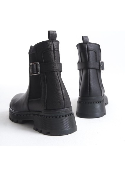 Alva Bej Kalın Tabanlı Toka Detaylı Lastikli Bot indirimleri