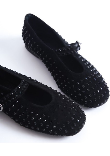 Erica Hakiki Deri Taş Detaylı Babet fırsatları