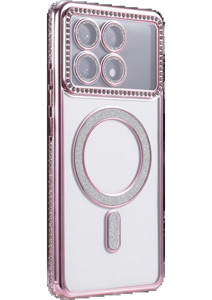 Xiaomi Poco X6 Pro Joke Simli Magneticsafe Kılıf - PEMBE-(5796) - MCT8673-8590 modelleri