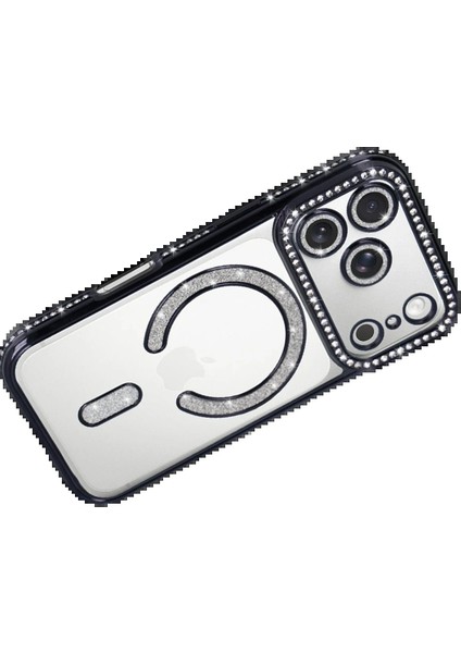 Apple iPhone 17 Pro Max Joke Simli Magneticsafe Kılıf - SIYAH-(5796) - MCT1623-7312 fırsatları