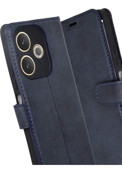 Oppo A5 Pro 4g Trend S Plus Kapaklı Kılıf - LACIVERT-(5796) - MCT5138-2220 modelleri