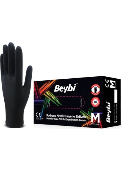 Siyah Nitril Eldiven