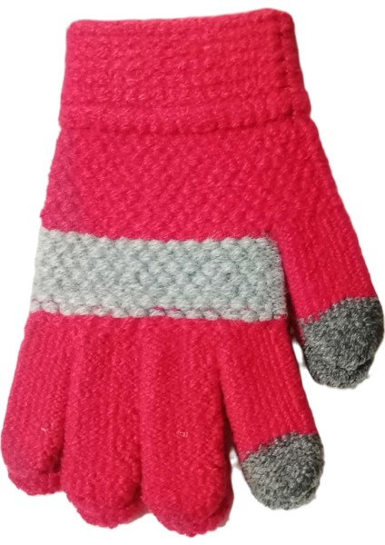 Kız Çocuk Örme Eldiven 6-12 Yaş