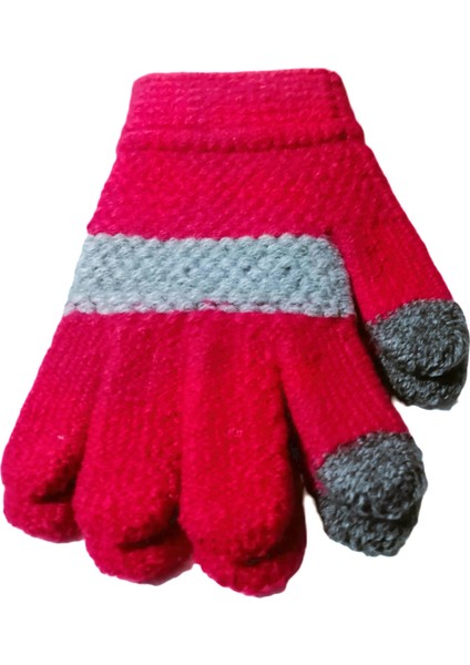 Kız Çocuk Örme Eldiven 6-12 Yaş