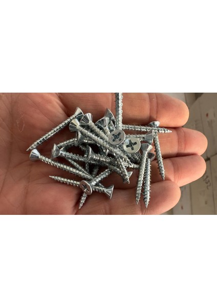 Pvc Ispanyolet Vidası 3.9X32 Seyrek Dişli Vida