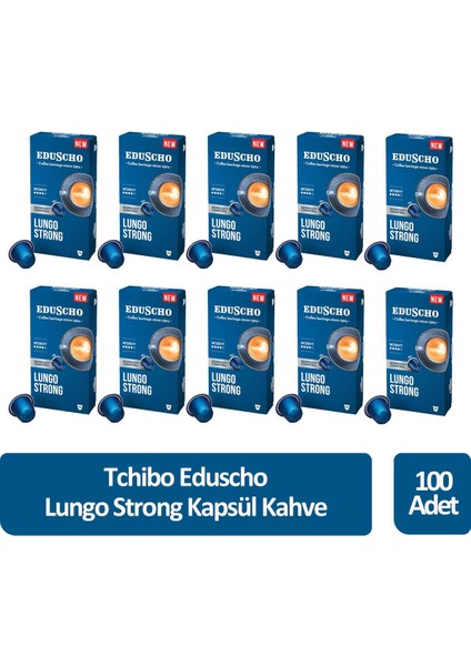 Eduscho Lungo Strong Kapsül Kahve 100 Kapsül