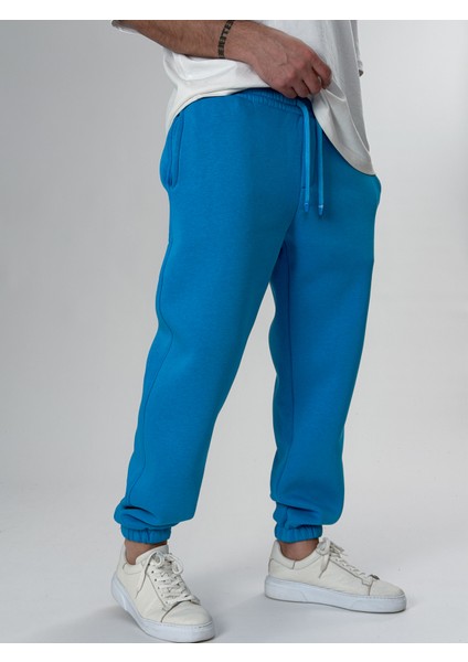 Şardonlu Mavi Erkek Jogger Eşofman COC2553 indirimleri