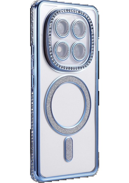 Xiaomi Redmi Note 14 Pro 5g Joke Simli Magneticsafe Kılıf - MAVI-(5796) - MCT7733-9765 modelleri