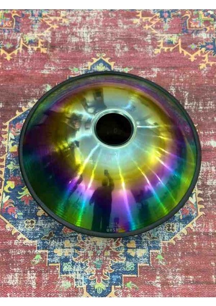 - Titanium Handpan -9 Tonlu -Re Minör ( -Bakım Yağı ,takmalı / Çıkarmalı Renkli Kuşak ve Çanta) ) fiyatları