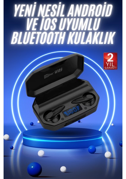 Yeni Nesil Android ve Ios Uyumlu Siyah Profesyonel Oyuncu Kulaklığı - SBS2496-8427