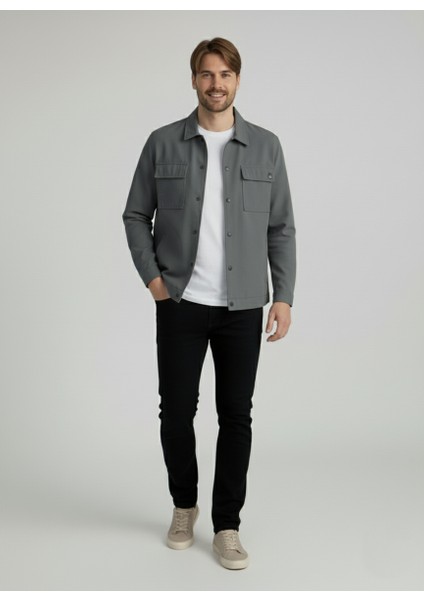 Baharlık Sezon Cepli Erkek Mevsimlik Ceket