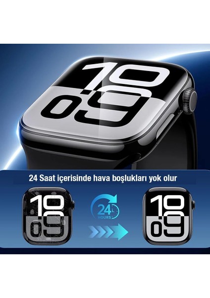 Apple Watch Series 11 / Series 10 46 mm Ile Uyumlu 2 Adet Nano Jelatin Ekran Koruyucusu modelleri