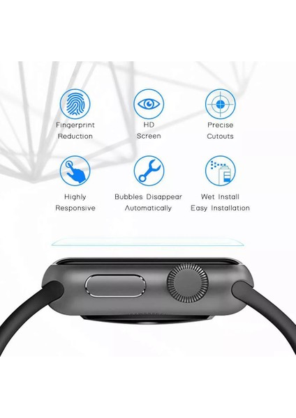 Apple Watch Series 11 / Series 10 46 mm Ile Uyumlu 2 Adet Nano Jelatin Ekran Koruyucusu