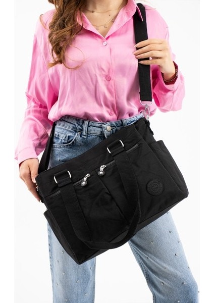 3026 büyük boy, çok bölmeli, su geçirmez tasarımlı, çapraz ve omuz askılı çanta indirimleri