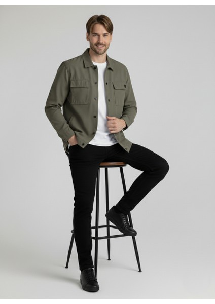 Baharlık Sezon Cepli Erkek Mevsimlik Ceket fırsatları