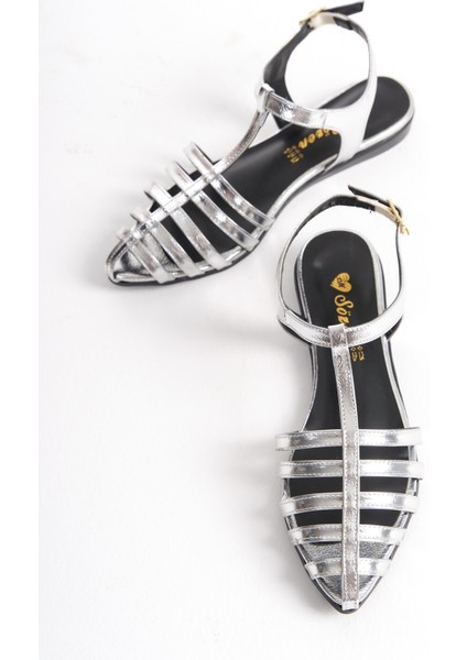 Dorva Bilekten Bantlı Sivri Burun Sandalet fiyatları