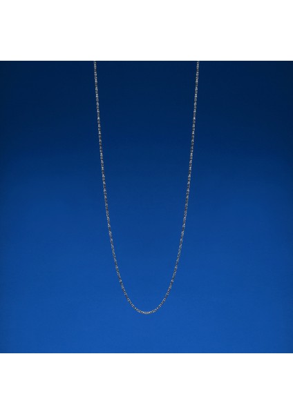 50 Mikron Oksitli Kare Kral Gümüş Zincir fiyatları