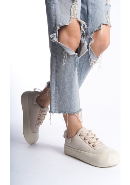 Halat Bağcıklı Kadın Günlük Spor Ayakkabı