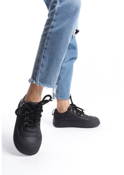 Halat Bağcıklı Kadın Günlük Spor Ayakkabı