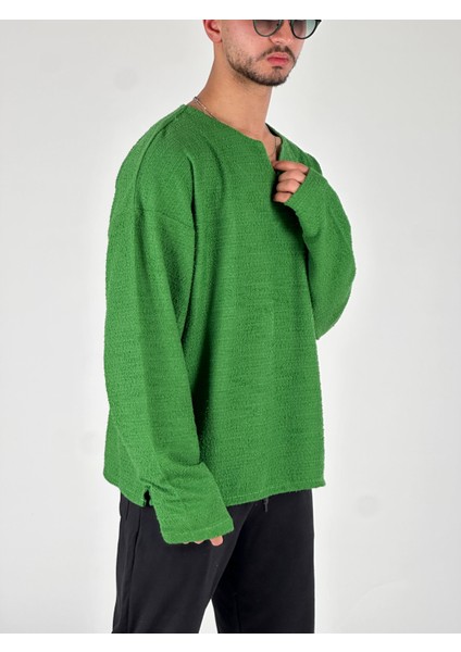 Tasarım Yeşil Erkek Sweatshirt COC1057 modelleri