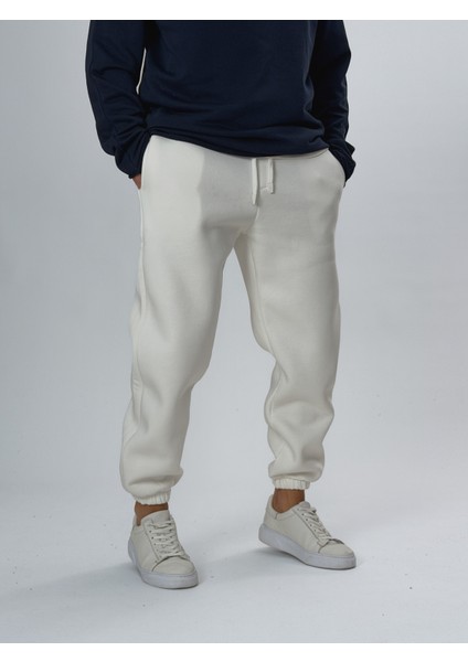 Şardonlu Ekru Erkek Jogger Eşofman COC2551