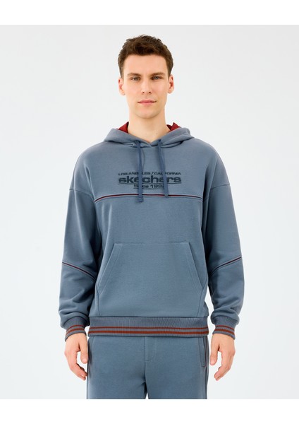 M Hoodie Sweatshirt Erkek Gri Sweatshirt S2520227-3998