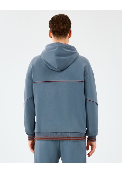 M Hoodie Sweatshirt Erkek Gri Sweatshirt S2520227-3998 modelleri