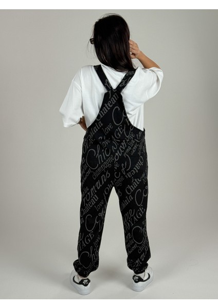 El Yazılı Salopet Kadın Jogger COC1085 fırsatları