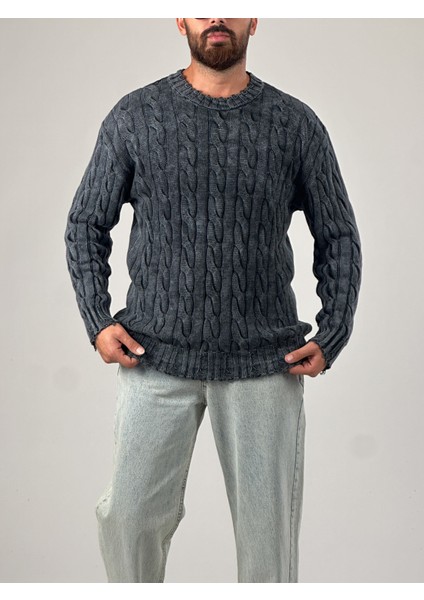 Antrasit Triko Erkek Sweatshirt COC1013 modelleri