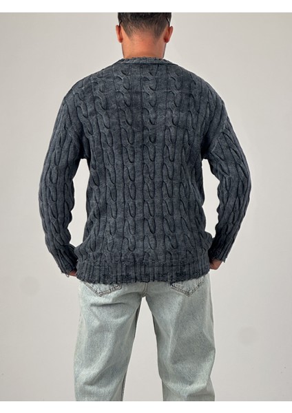 Antrasit Triko Erkek Sweatshirt COC1013 indirimleri