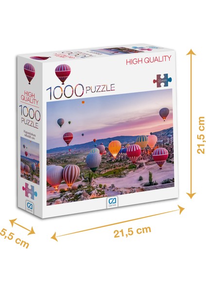 Kapadokya - 1000 Parçalı Puzzle - 48 x 68 cm