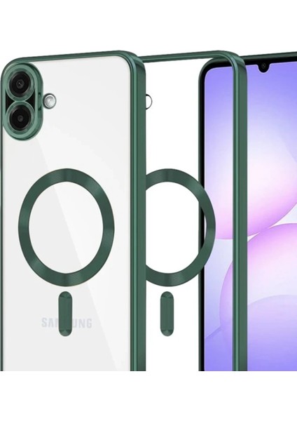 Samsung Galaxy A07 Kross Magneticsafe Kapak - Koyu YEŞIL-(5796) - MCT3582-8772 fiyatları