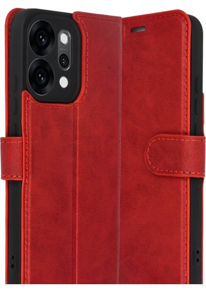 Oppo Reno 14 Trend S Plus Kapaklı Kılıf - KIRMIZI-(5796) - MCT8173-5954 fiyatları