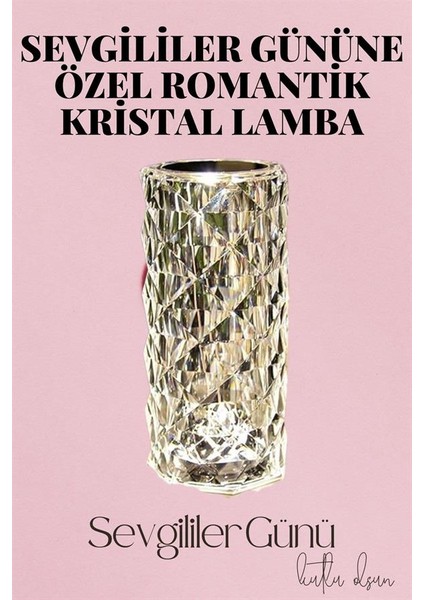 Sevgililer Gününe Özel Romantik Kristal Gece Lambası Sevgiliye Hediye - SBS3740-3584 fiyatları