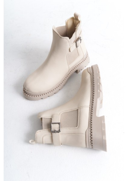 Alva Bej Kalın Tabanlı Toka Detaylı Lastikli Bot modelleri