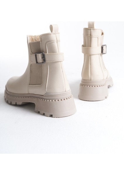 Alva Bej Kalın Tabanlı Toka Detaylı Lastikli Bot fırsatları