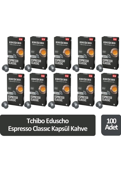 Eduscho Espresso Classic Kapsül Kahve 100 Kapsül