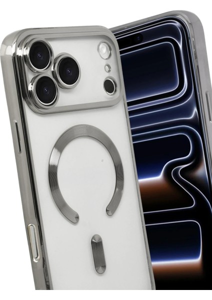 Apple iPhone 17 Pro Kross Magneticsafe Kapak - GÜMÜŞ-(5796) - MCT3290-2227 modelleri