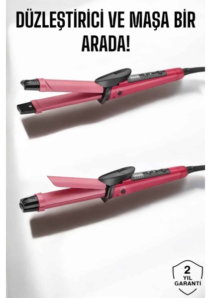 Saç Düzleştirici ve Maşa Ikili Saç Şekillendirici - SBS4804-1162