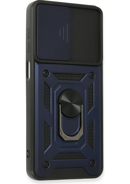 Samsung Galaxy A22 Kılıf Pars Lens Yüzüklü Silikon - LACIVERT-(5796) - MCT6683-5355 fiyatları