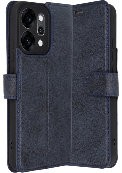 Oppo Reno 14 Trend S Plus Kapaklı Kılıf - LACIVERT-(5796) - MCT2853-4537