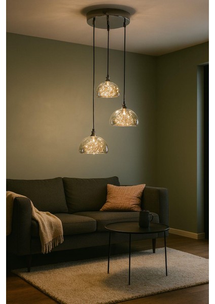 Ferluce Cx 3lü Sarkıt Füme Peri