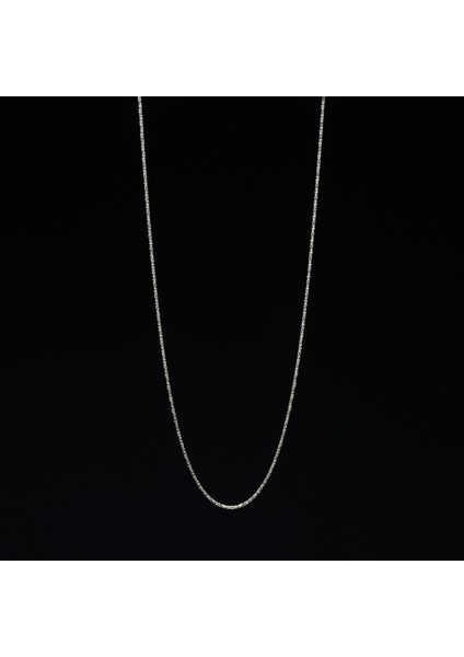 50 Mikron Naturel Kare Kral Gümüş Zincir fiyatları