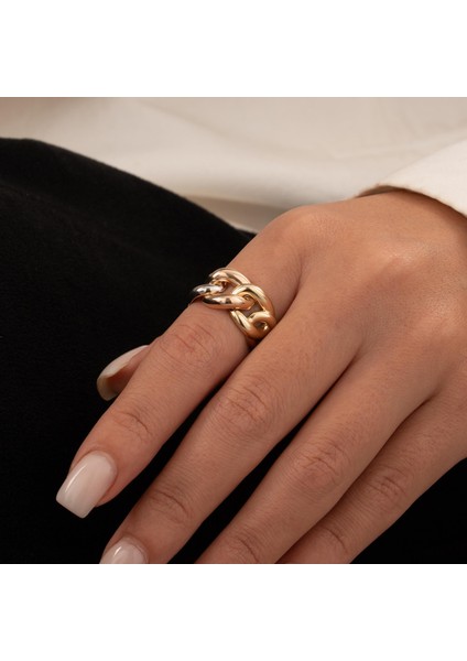 Taşsız Sarmal Model 14 Ayar Altın Yüzük