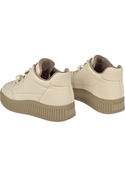 Esnek Taban Kadın Spor Ayakkabı Sneaker GJ-25K419-1 Bej indirimleri