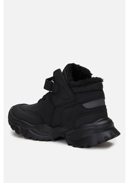 Gordon Kürklü Erkek Çocuk Siyah Bot modelleri