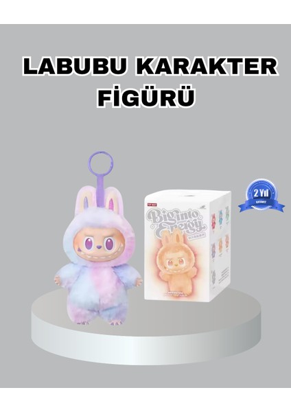 Dekoratif Yumuşak Labubu Peluş Figür – Koleksiyonluk ve Çocuklara Uygun Hediye - MCT3300-9987