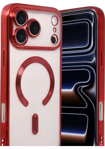 Apple iPhone 17 Pro Kross Magneticsafe Kapak - KIRMIZI-(5796) - MCT1718-8739 fiyatları