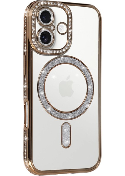 Apple iPhone 17 Joke Simli Magneticsafe Kılıf - GOLD-(5796) - MCT6031-5407 fiyatları