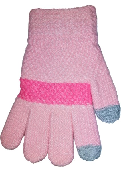 Kız Çocuk Örme Eldiven 6-12 Yaş